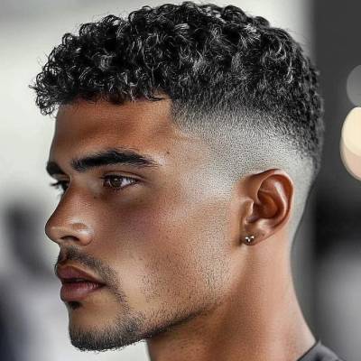 Curly Hair Fade