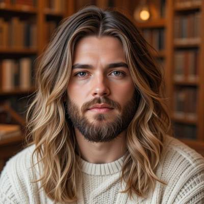 Long Hair with Bangs